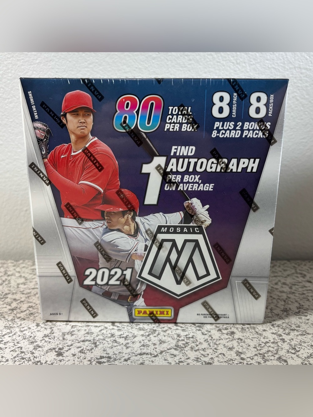 2021 Panini Mosaic Mega Box MLB Baseball Cards New Sealed